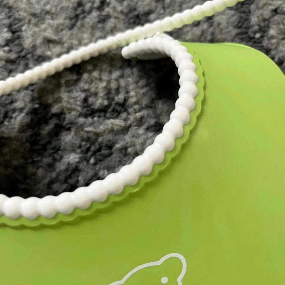 Baby Bjorn Pink and Green Soft Bib Set of 2